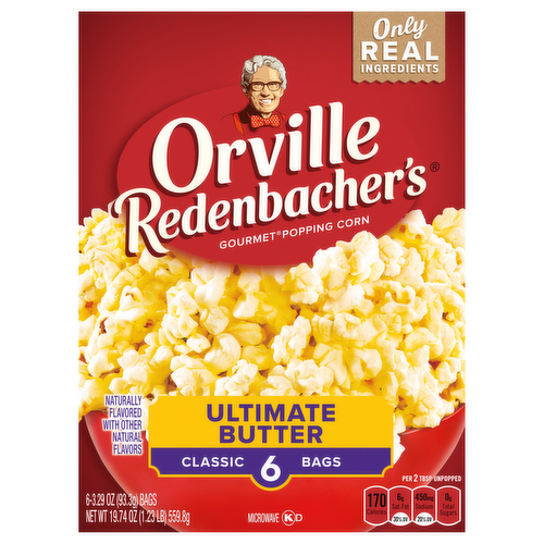 Orville Redenbacher's Classic Bag Ultimate Butter Microwave Popcorn