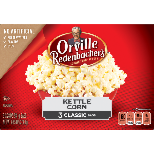 Orville Redenbacher's Kettle Corn Microwave Popcorn