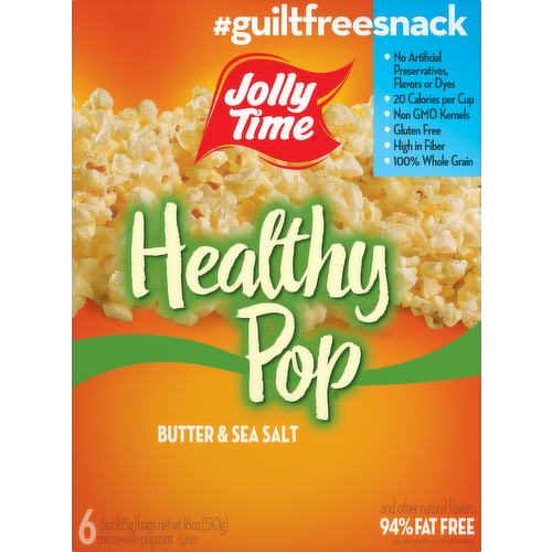 Jolly Time Healthy Pop Butter Microwave Popcorn