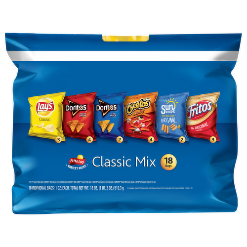 Frito-Lay Classic Mix Snack Chips Smart Buy Value Pack