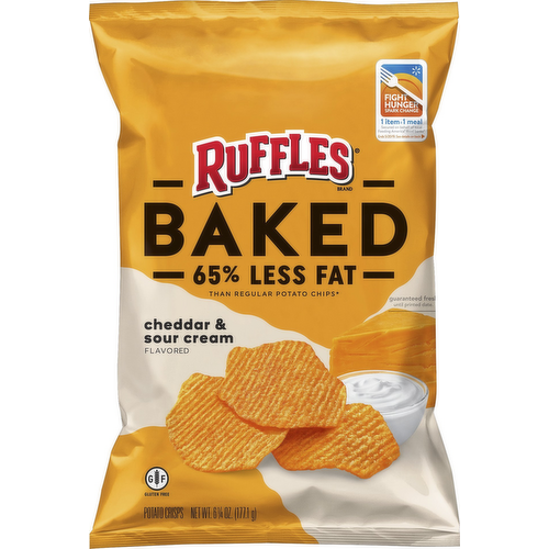 Baked! Ruffles Cheddar & Sour Cream Potato Crisps