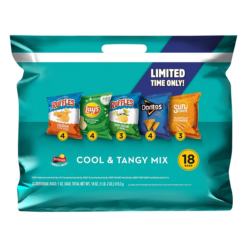 Frito-Lay Cool & Tangy Mix Snack Chips Smart Buy Value Pack