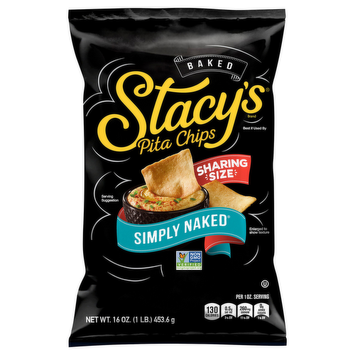 Stacy's Baked Simply Naked Pita Chips Sharing Size
