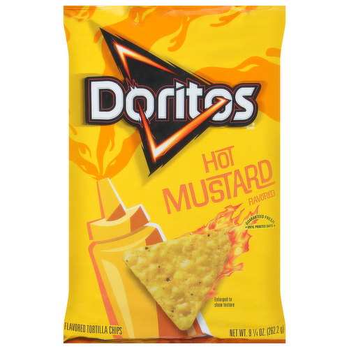 Doritos Hot Mustard Flavored Tortilla Chips