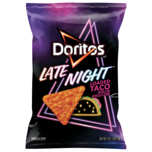 Doritos Late Night Loaded Taco Flavored Tortilla Chips