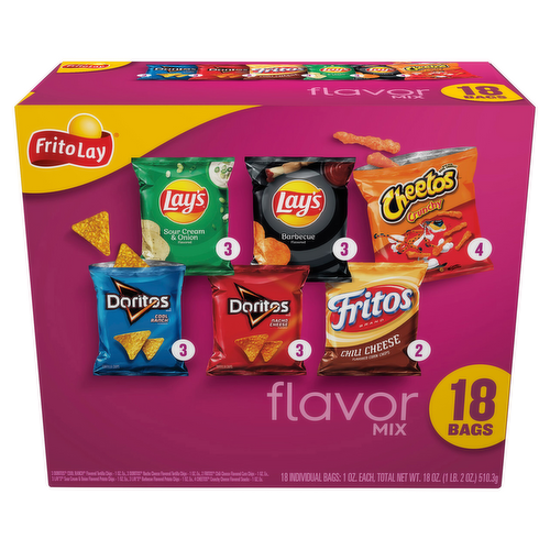 Frito-Lay Flavor Mix Snack Chips Variety Multipack Smart Buy Value Pack