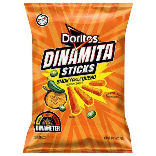 Doritos Dinamita Sticks Smoky Chile Queso Flavored Corn Snacks