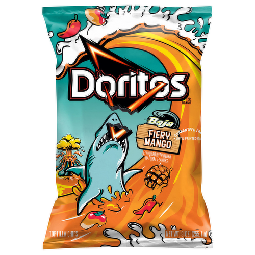 Doritos Baja Fiery Mango Flavored Tortilla Chips