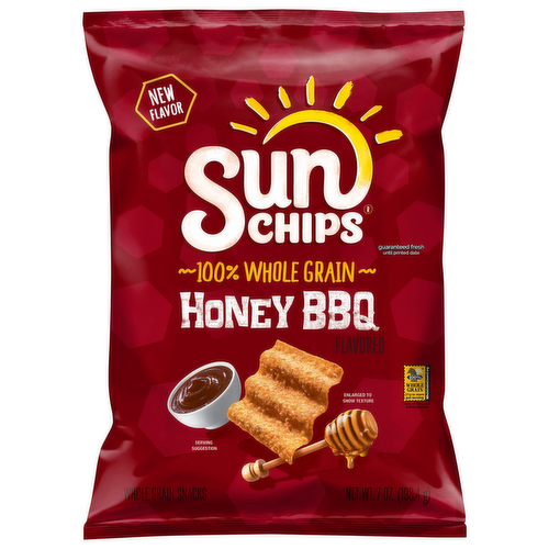 Sun Chips Honey BBQ Whole Grain Snacks