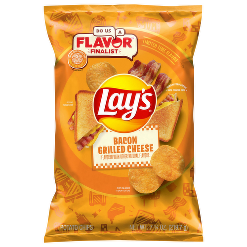 Lay's Dual Finalist Bacon Grilled Cheese Flavored Potato Chips