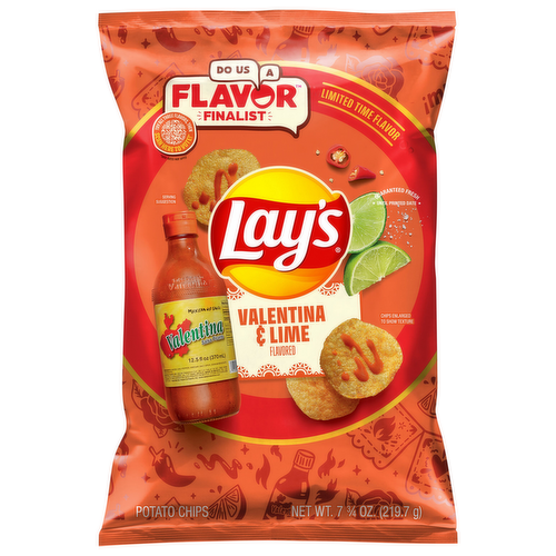Lay's Dual Finalist Valentina & Lime Flavored Potato Chips