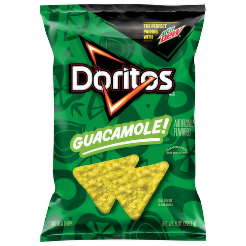 Doritos Guacamole Flavored Tortilla Chips