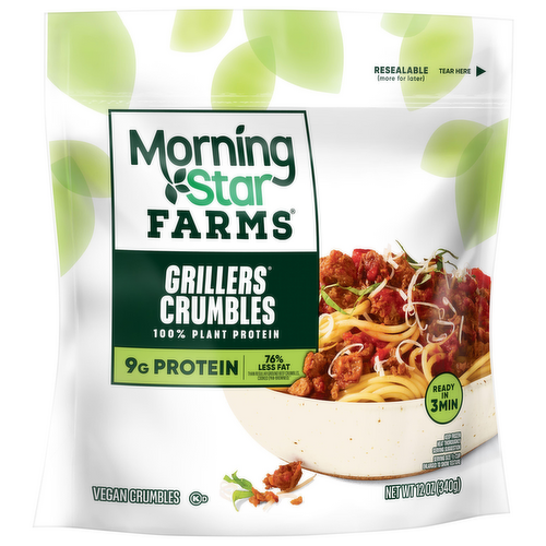 MorningStar Farms Meal Starters Veggie Grillers Crumbles