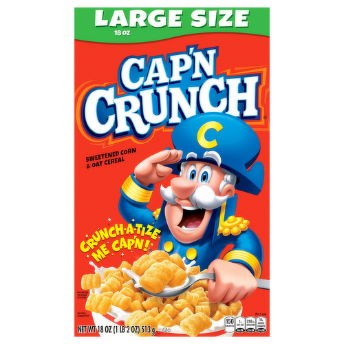 Cap'n Crunch Cereal Large Size
