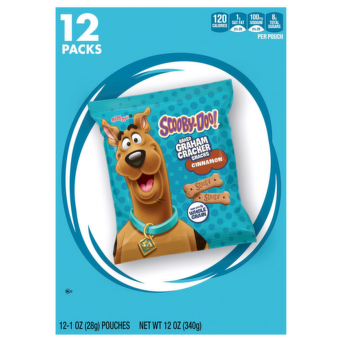 Keebler Scooby-Doo Cinnamon Graham Cracker Sticks Caddy