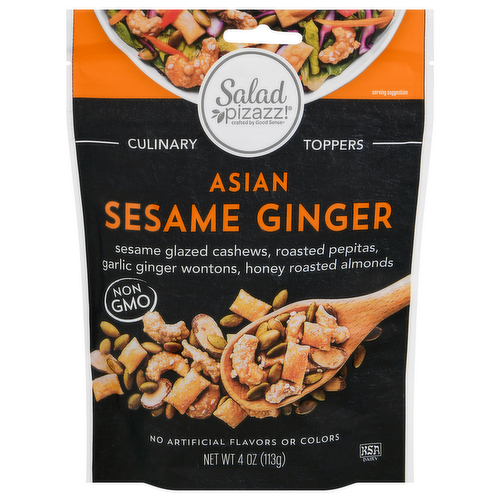 Salad Pizazz Asian Ginger Sesame Salad Topping