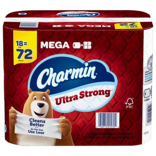 Charmin Ultra Strong Bath Tissue Mega Rolls