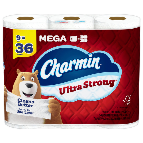 Charmin Ultra Strong Bath Tissue Mega Rolls