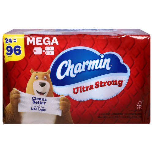 Charmin Ultra Strong Bath Tissue Mega Rolls