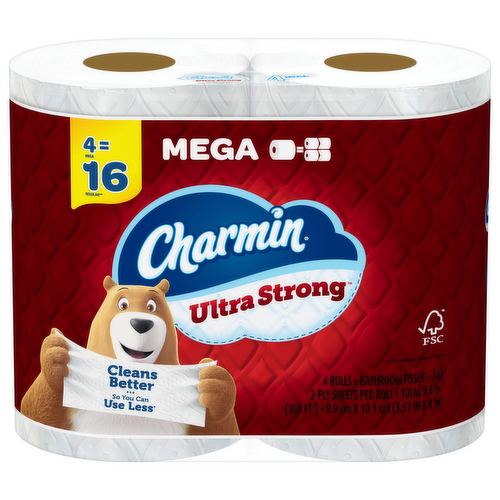 Charmin Ultra Strong Bath Tissue Mega Rolls