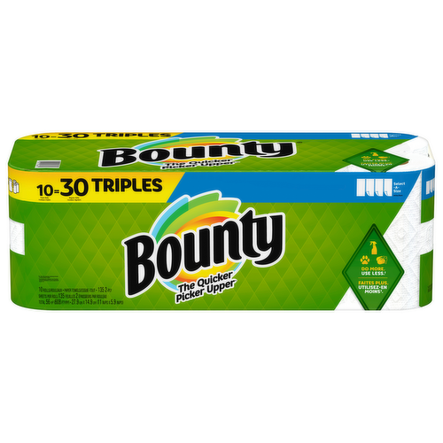 Bounty Select-A-Size Paper Towels Triple Rolls