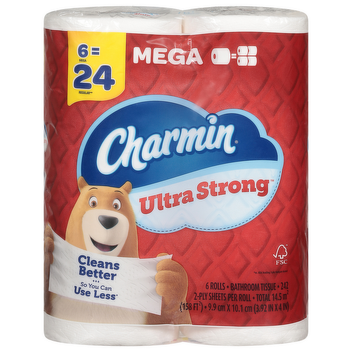 Charmin Ultra Strong Bath Tissue Mega Rolls