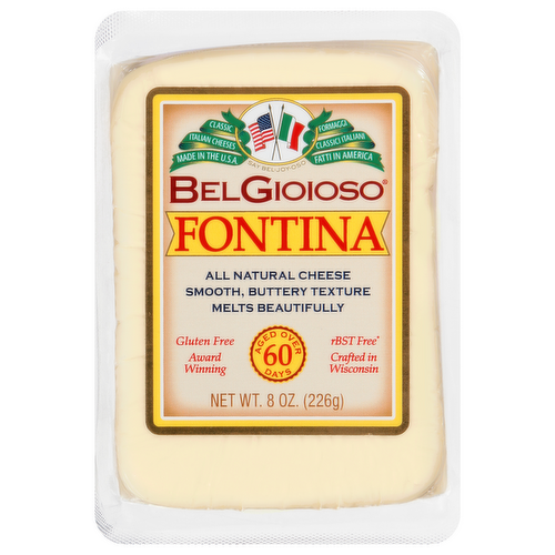 BelGioioso Fontina Cheese Wedge