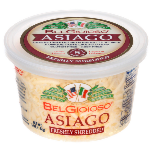 BelGioioso Shredded Asiago Cheese Cup
