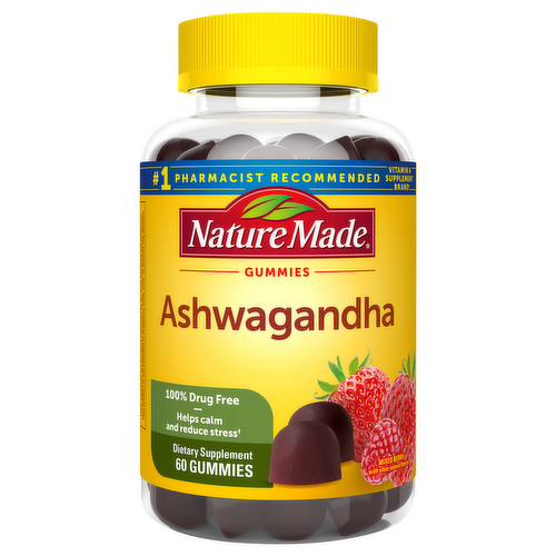Nature Made Ashwagandha Gummies Mixed Berry Flavor