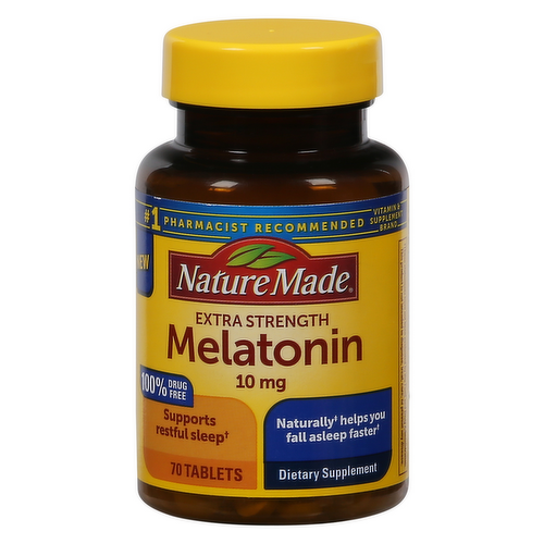 Nature Made Extra Strength Melatonin 10mg Tablets