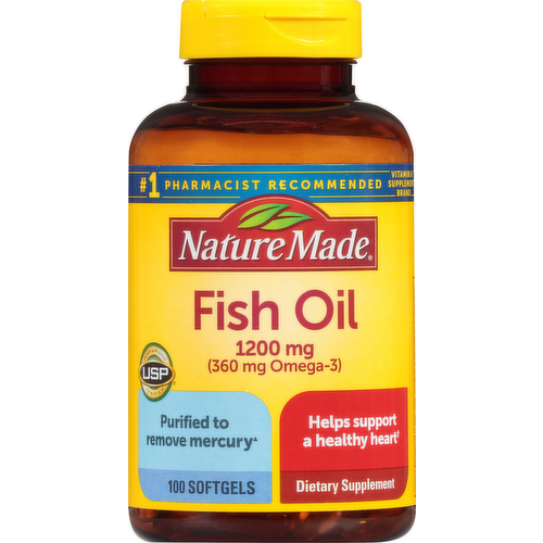 Nature Made Fish Oil 1200mg Softgels