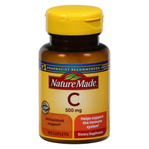 Nature Made Vitamin C 500mg Caplets