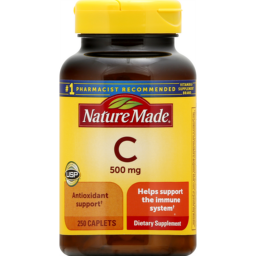 Nature Made Vitamin C 500mg Caplets