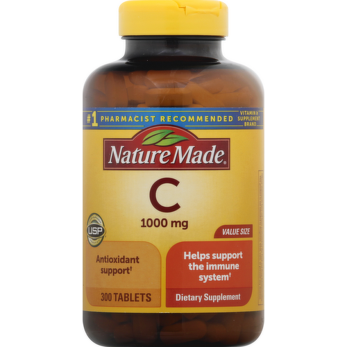 Nature Made Vitamin C 1000mg Tablets