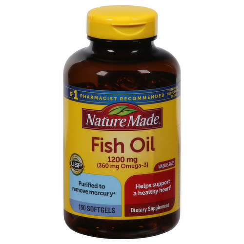 Nature Made Fish Oil 1200mg Softgels