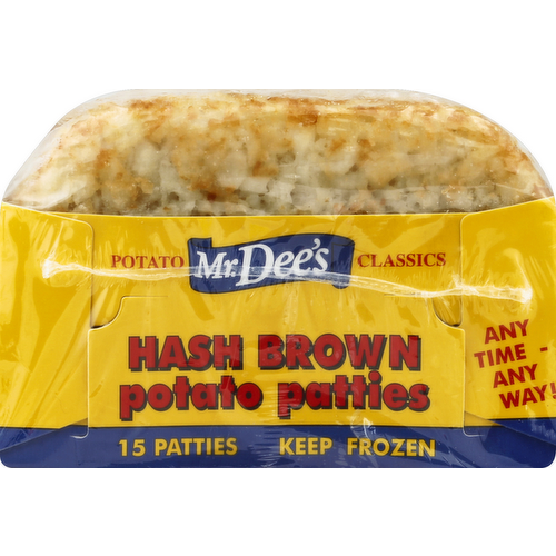 Mr. Dee's Hash Brown Potato Patties