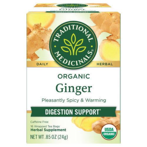 Traditional Medicinals Organic Ginger Herbal Tea