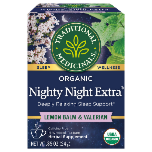 Traditional Medicinals Organic Nighty Night Valerian Herbal Tea