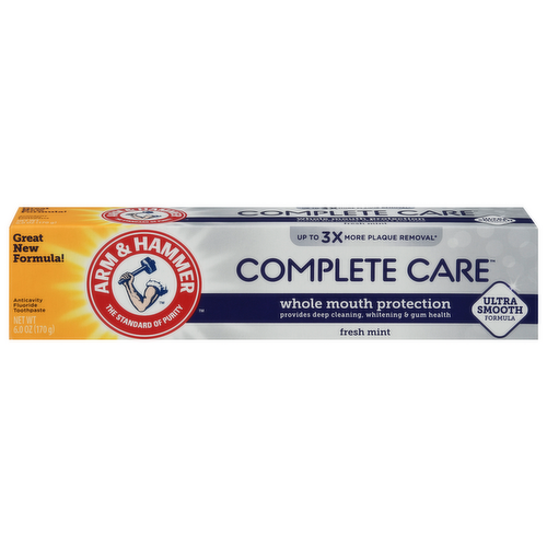 Arm & Hammer CompleteCare Fresh Mint Fluoride Toothpaste