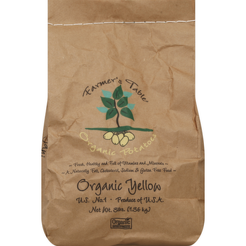 Organic Gold Potatoes Bagged