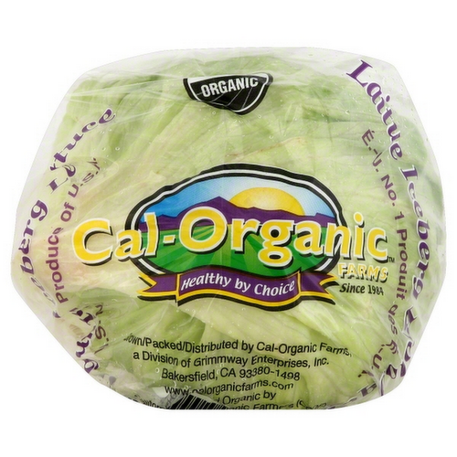 Cal-Organic Farms Organic Iceberg Lettuce Head