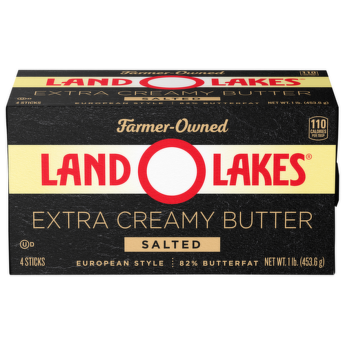 Land O'Lakes Extra Creamy Salted Butter European Style