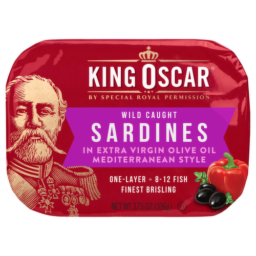 King Oscar Wild Caught Mediterranean Style Sardines