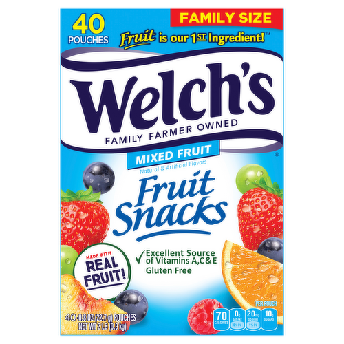 Welch's Mixed Fruit Fruit Snacks Family Size