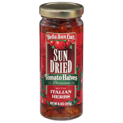 Bella Sun Luci Sun Dried Tomato Halves with Italian Herbs