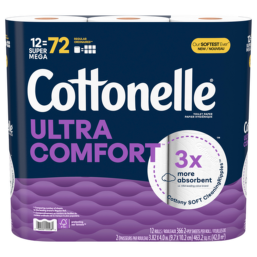 Cottonelle Ultra Comfort Bath Tissue Mega Rolls