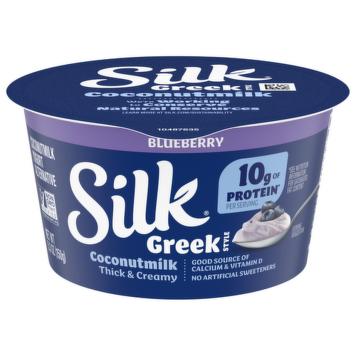 Silk Greek Style Blueberry Coconut Milk Dairy-Free Yogurt Alternative