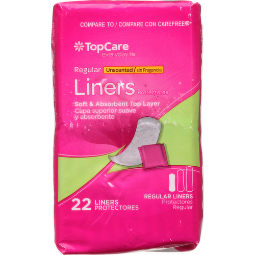 TopCare Regular Unscented Pantiliners