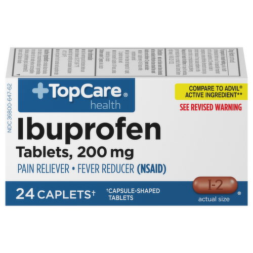 TopCare Ibuprofen 200mg Caplets