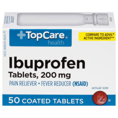 TopCare Ibuprofen 200mg Coated Tablets